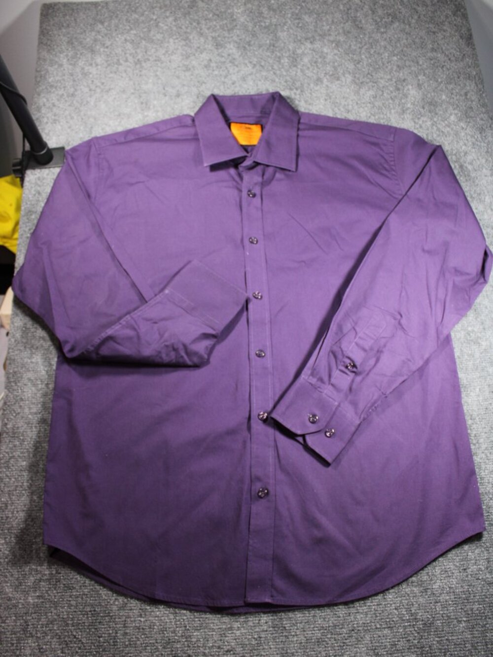 Steven Land Dress Shirts 17.5 34/35 Wrinkle and Shrink Free 100% Cotton Stretch